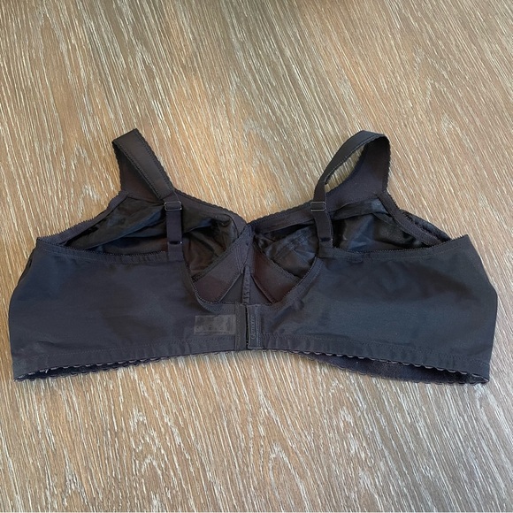 Glamorise 56DD Black MagicLift Original Support Bra 1000 - Picture 6 of 11